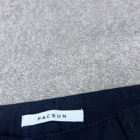 PacSun Jeans 90’s Boyfriend Carpenter Black Pockets Embroidered Size 24 - Picture 5 of 13